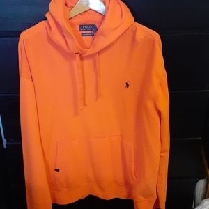 NWT Polo by Ralph Lauren Performance Orange Hoodie